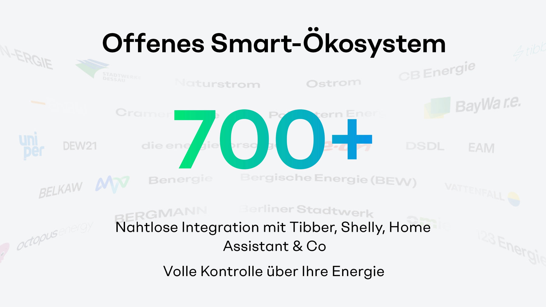 Offenes Smart-Ökosystem mit 700 Integrationen