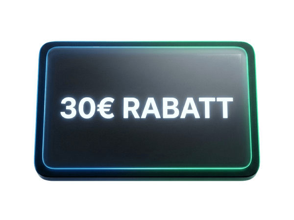 €30 instant discount on your order.