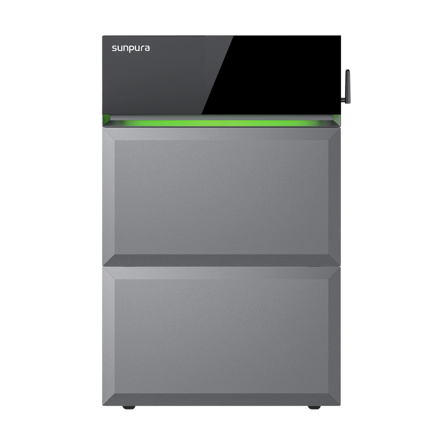 Sunpura S2400 AC 4.8 kWh AC-coupled home battery – front view
