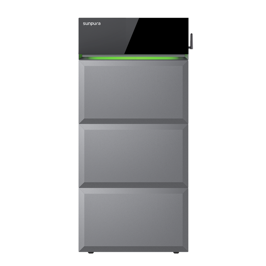 Sunpura S2400 AC 7.2 kWh AC-coupled home battery – front view