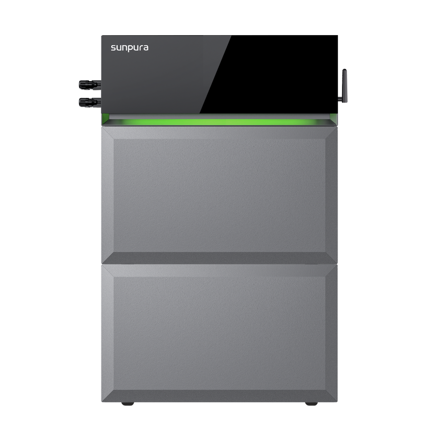 Sunpura S2400 4.8 kWh home battery storage – front view