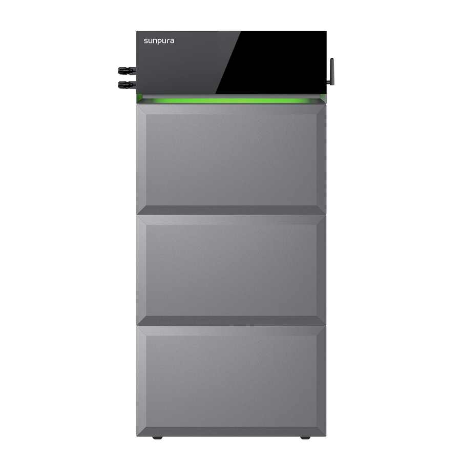 Sunpura S2400 7.2 kWh home battery storage – front view