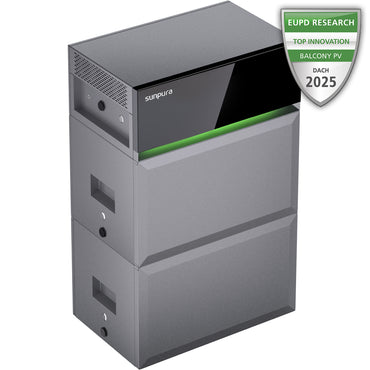 Sunpura S2400 AC Balcony Power Plant Storage 2.4kWh – AC Power Storage with Emergency Power & App Control