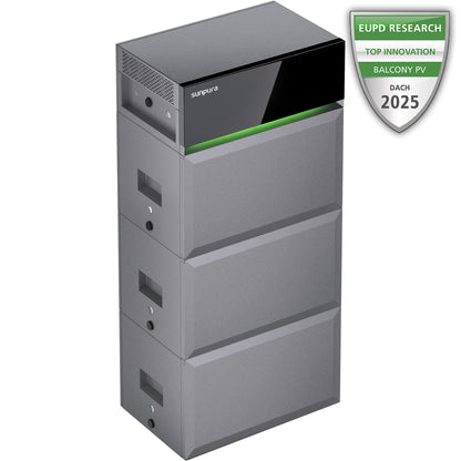 Sunpura S2400 AC Balcony Power Plant Storage 2.4kWh – AC Power Storage with Emergency Power & App Control