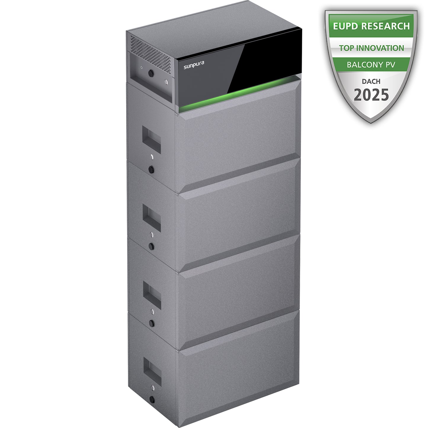 Sunpura S2400 AC Balcony Power Plant Storage 2.4kWh – AC Power Storage with Emergency Power & App Control