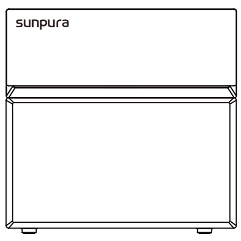 Illustration: S2400 with one A2400 unit and one B2400 module. The table shows the other capacity configurations.